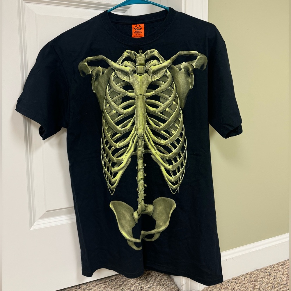 Black Skeleton Graphic Tee